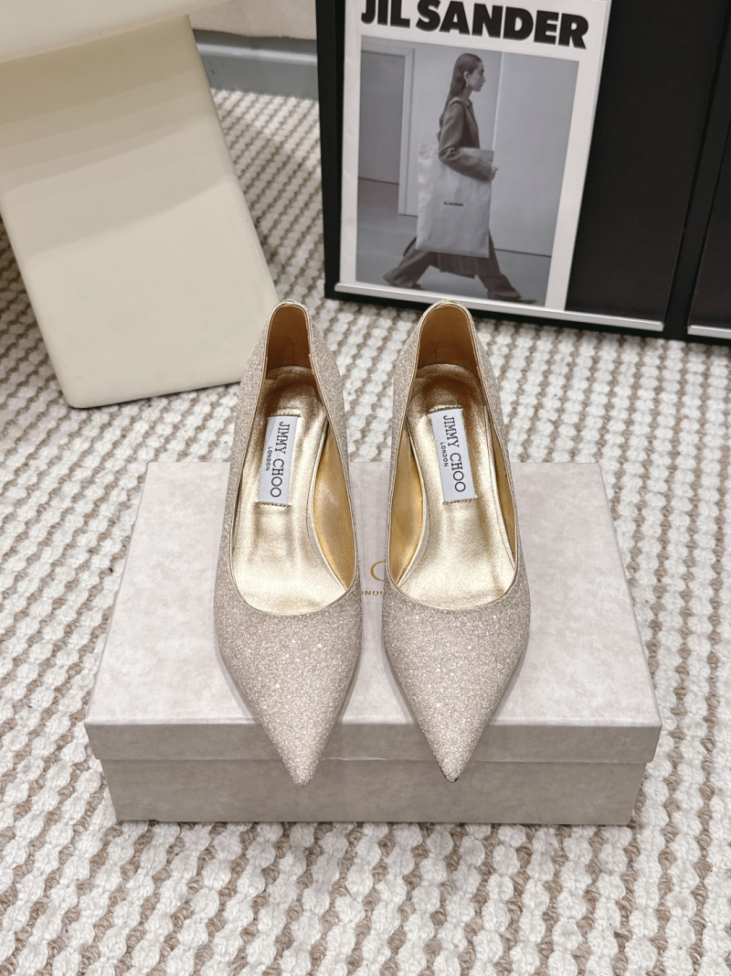 Женские туфли-лодочки на высоком каблуке с блестками Jimmy Choo
