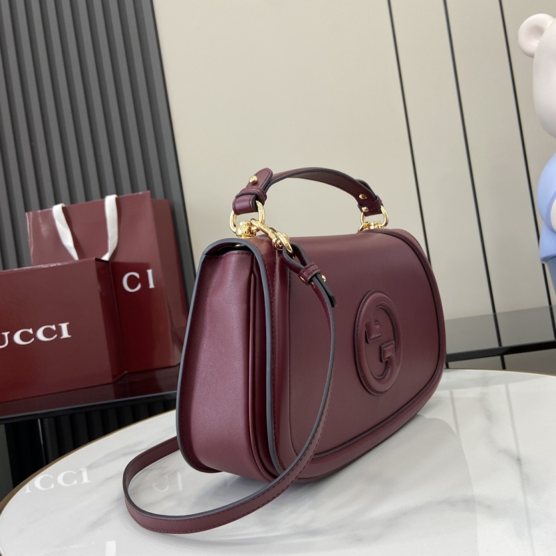 Женская сумка Gucci бордового цвета