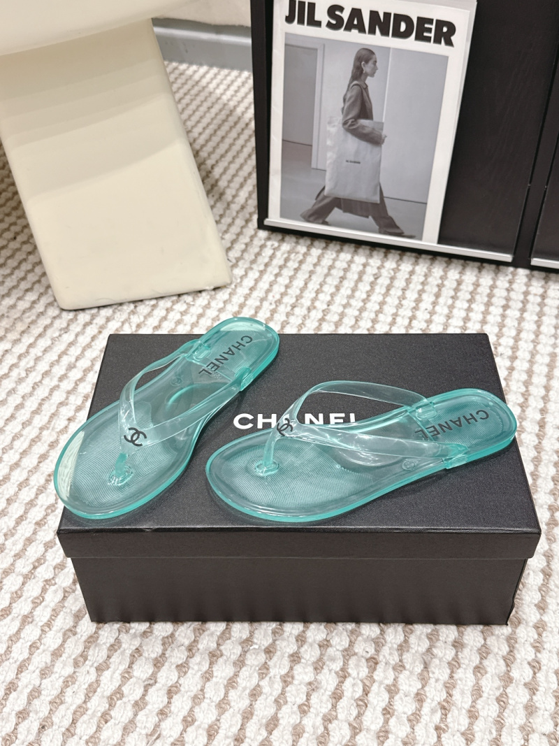 Женские прозрачные босоножки Chanel