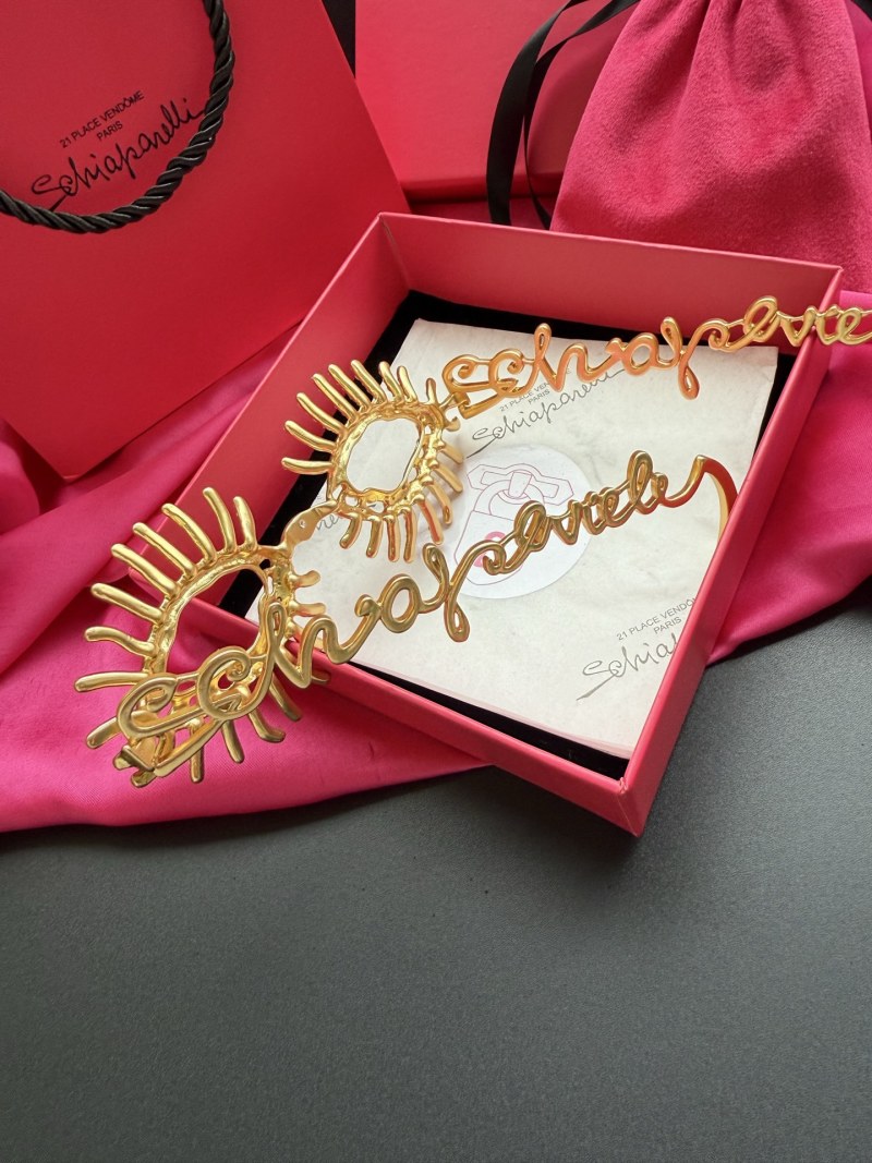 Брошь в виде декоративных очков с кристаллами Schiaparelli