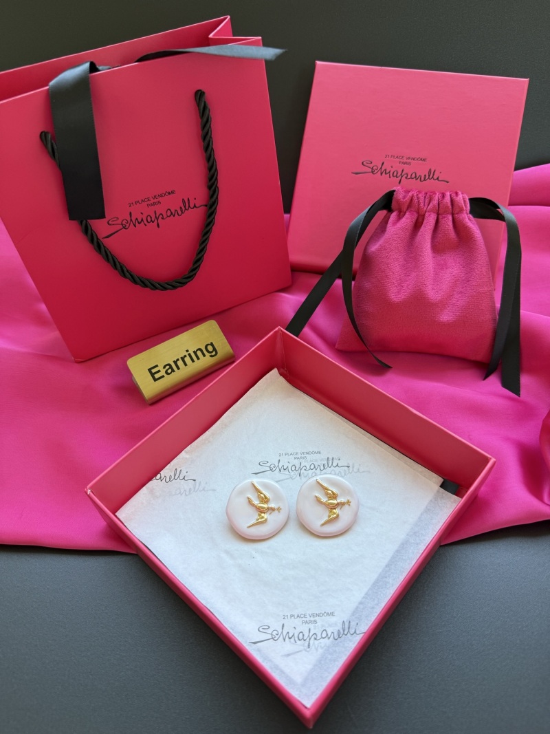 Серьги Schiaparelli с птицей