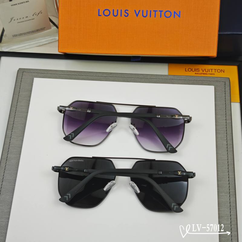 Солнечные очки металлические поляризационные, размер 58-17-142 Louis Vuitton