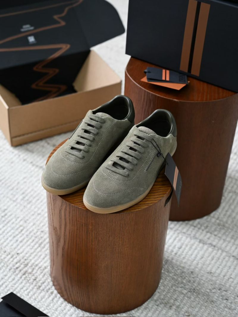 Кроссовки Zegna мужские замшевые