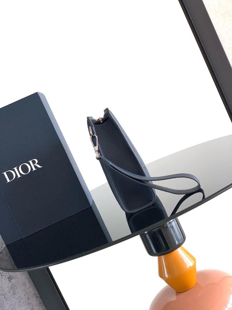 Портмоне Dior с логотипом и ремешком