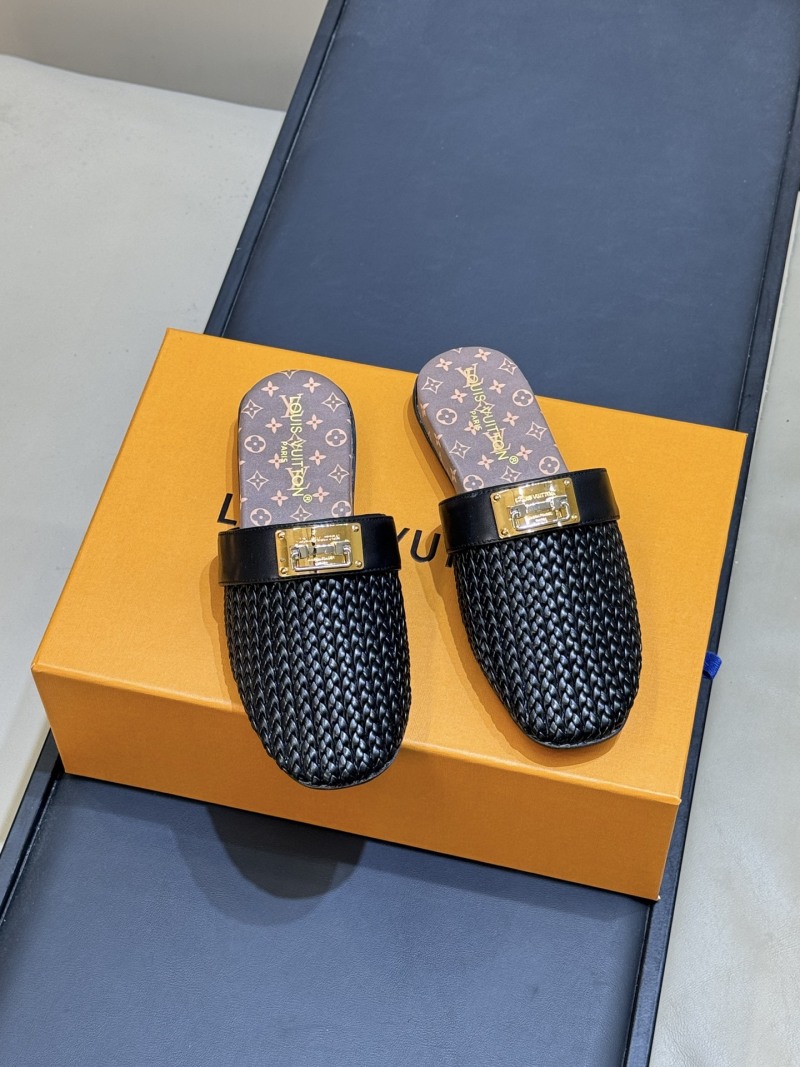 Луи Виттон Isola плетеные тапочки женские Louis Vuitton