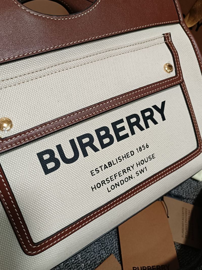 Сумка-тоут Burberry Mini Tote бежевая