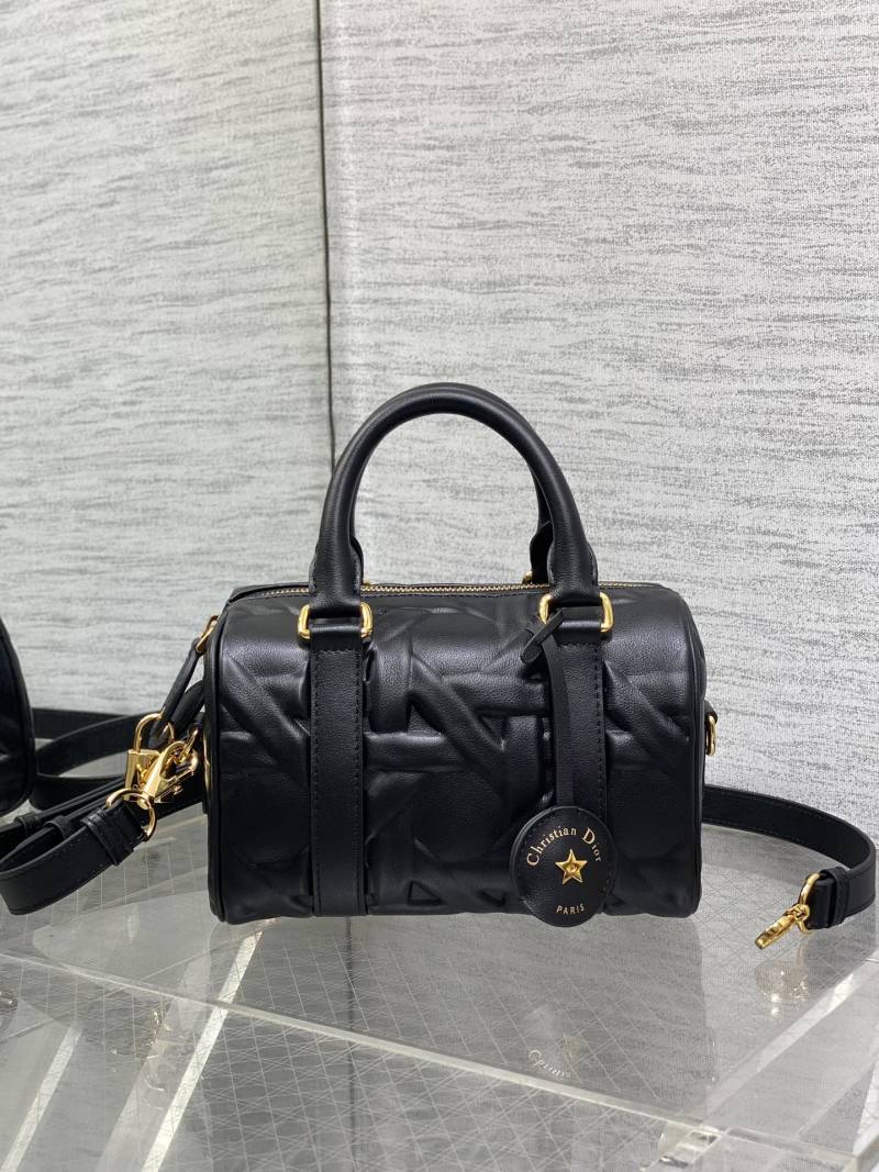 Черная сумка-баул Christian Dior