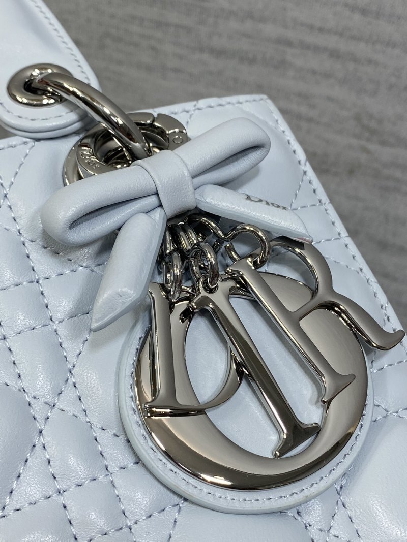 Сумка Lady Dior светло-голубой