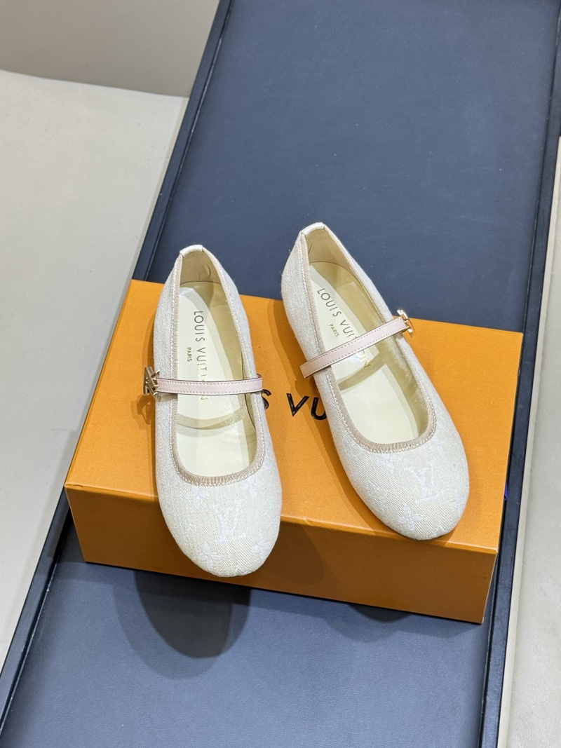 Женские туфли с принтом и ремешком Louis Vuitton