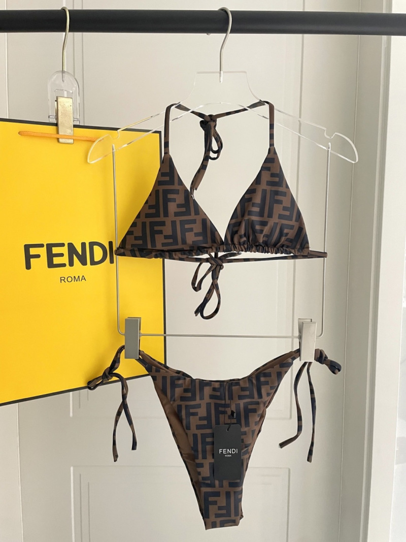 Бикини женское Fendi с монограммным принтом