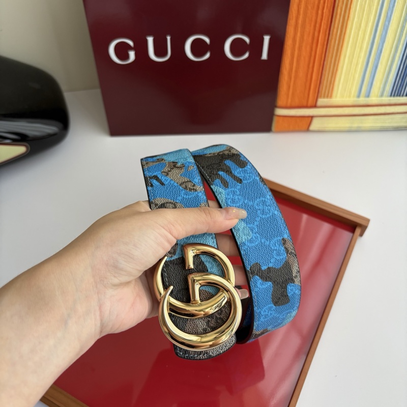 Ремень Gucci GG Marmont с камуфляжным принтом