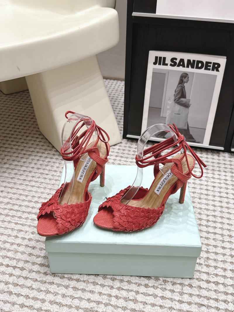 Aquazzura Плетеные босоножки с открытым носом