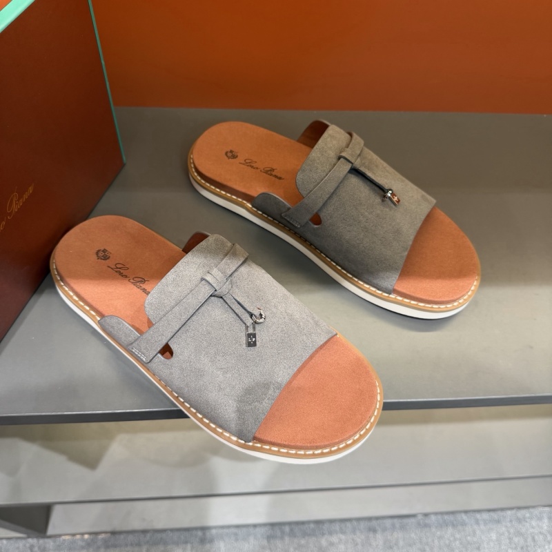 Мужские мокасины Loro Piana Summer Walk с перекрещивающимися ремешками