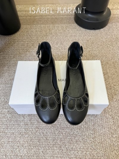 Черные босоножки Isabel Marant с ремешком