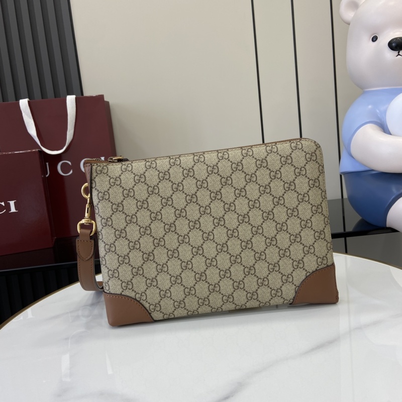 Портмоне Gucci с монограммой и ремешком