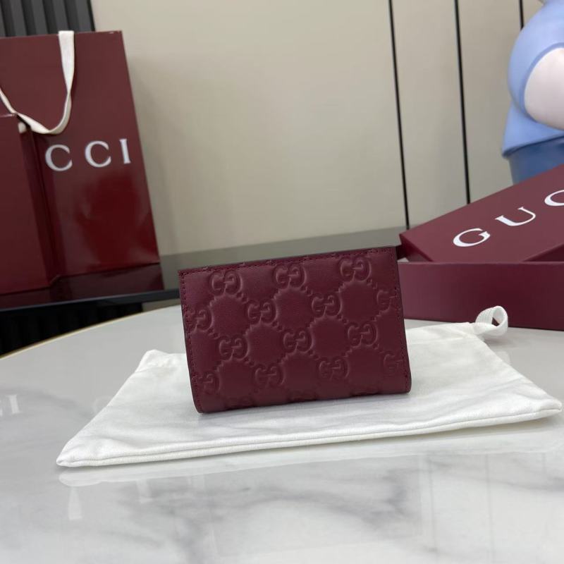 Кожаное портмоне Gucci с логотипом