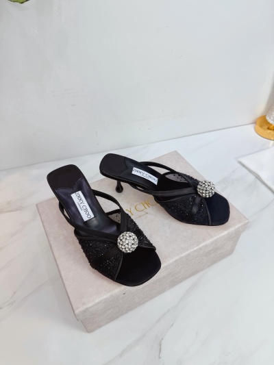 Женские туфли Jimmy Choo с кристаллами