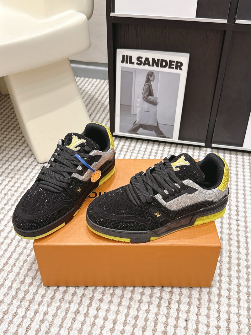Кроссовки Trainer Louis Vuitton чёрные