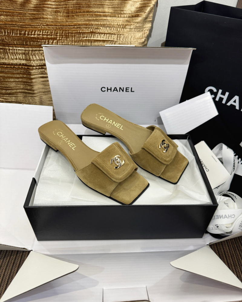 Сандалии Chanel 26S Бежевые
