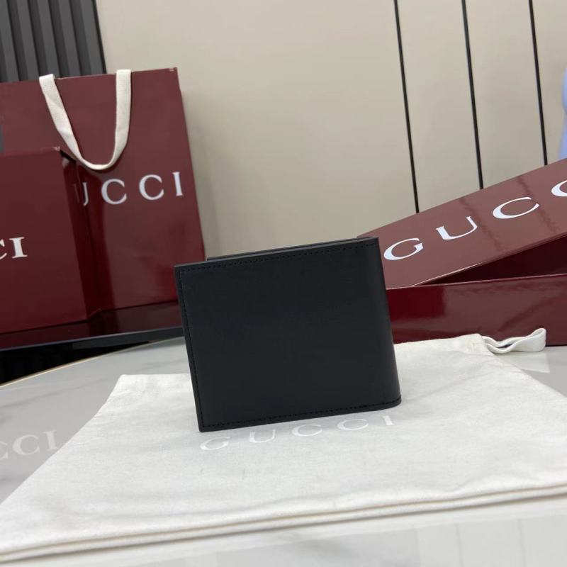 Портмоне Gucci черное с логотипом GG