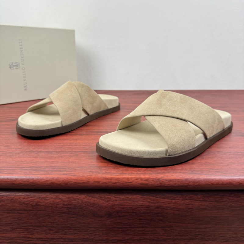 Мужские шлёпанцы Brunello Cucinelli