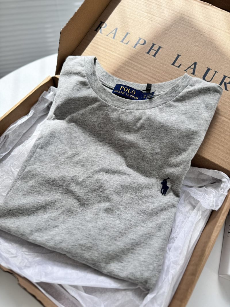 Футболка Polo Ralph Lauren женская серая