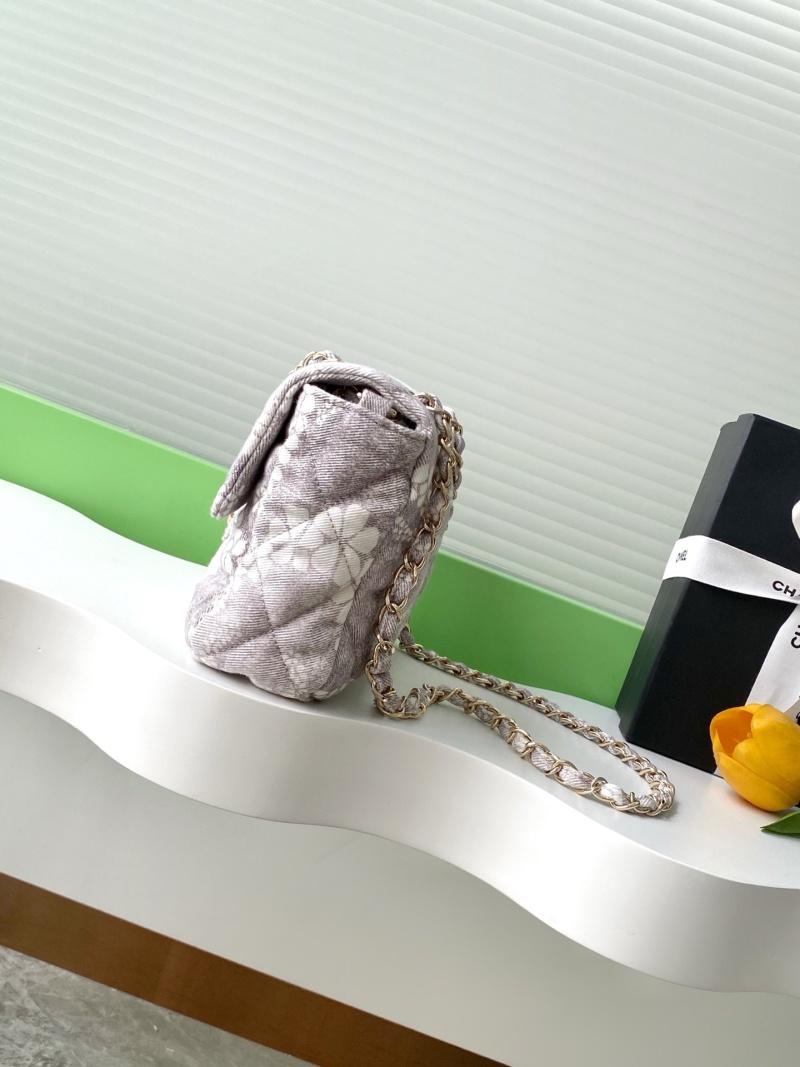 Пляжная сумка Chanel, цвет серый