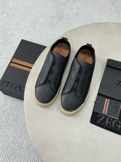 Слипоны ZEGNA черные