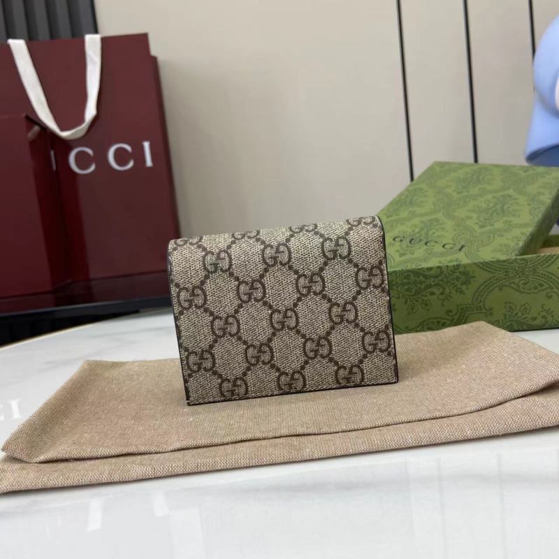Портмоне Gucci с монограммой и замком GG