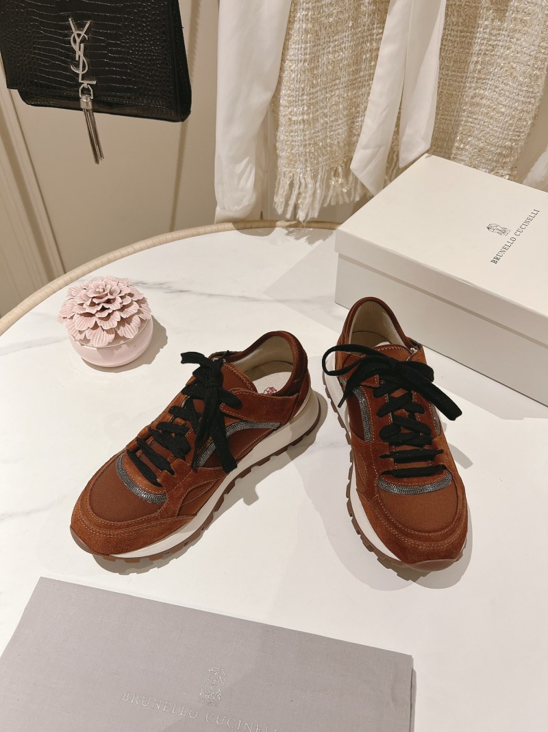 Кроссовки Brunello Cucinelli из замши