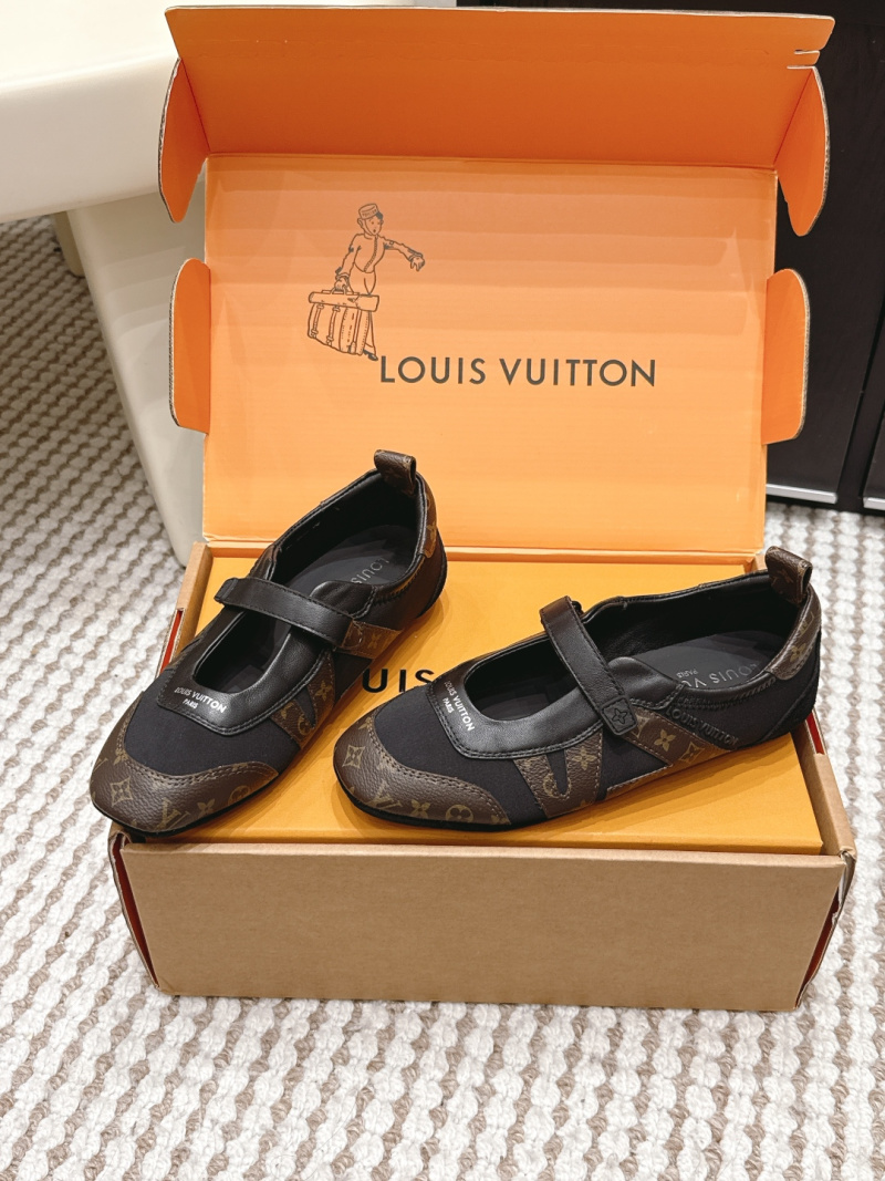Балетки с принтом Monogram и липучкой Louis Vuitton