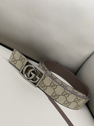 Ремень GG Marmont с двойным логотипом