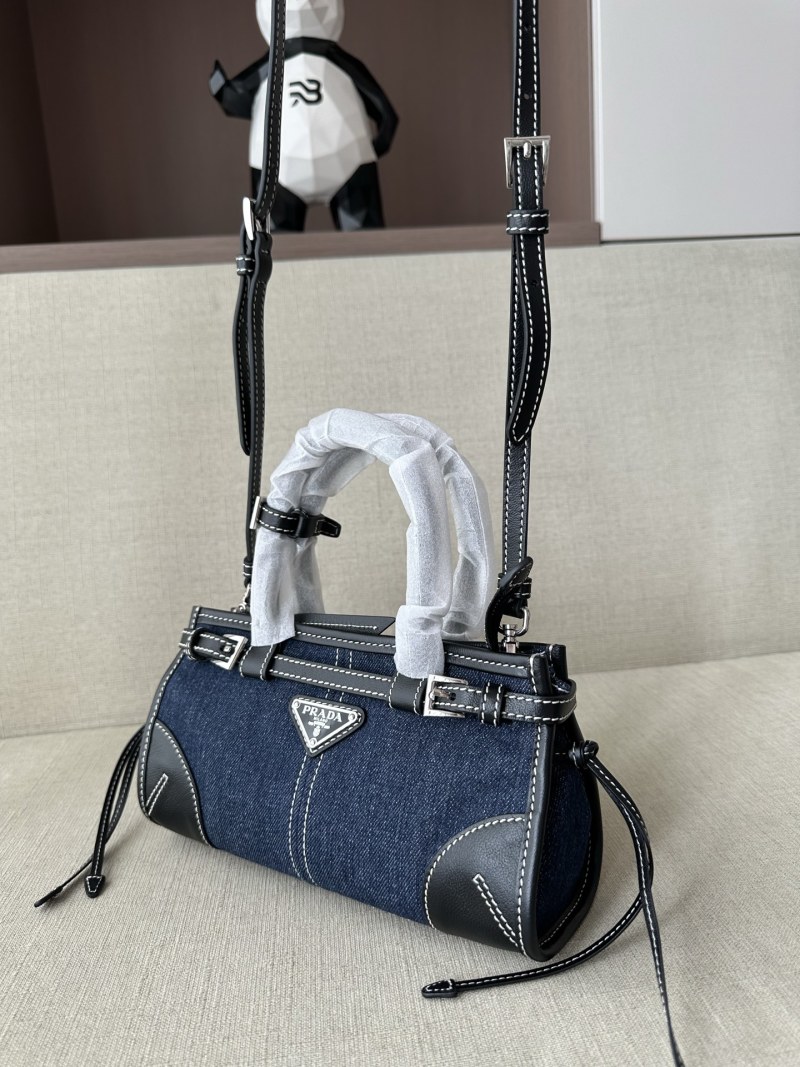 Сумка женская Prada Bonnie, деним и кожа