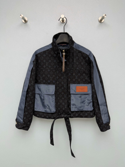 Кожаная куртка Louis Vuitton с монограммой