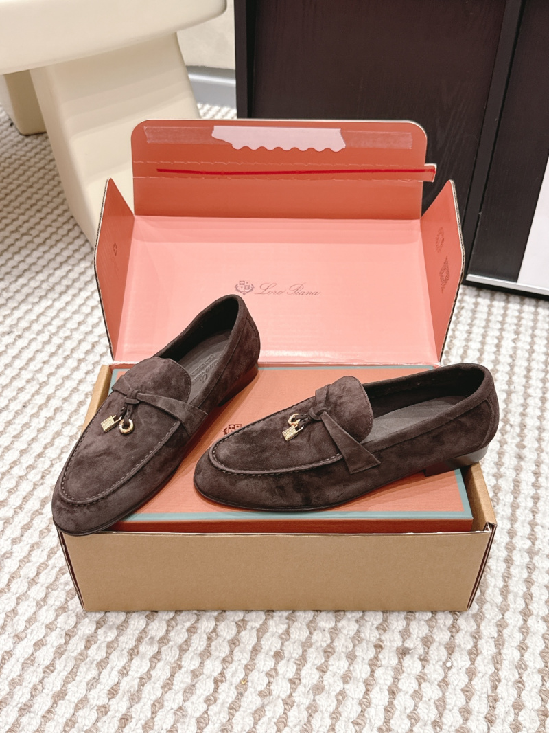 Loro Piana Summer Walk кожаные лоферы
