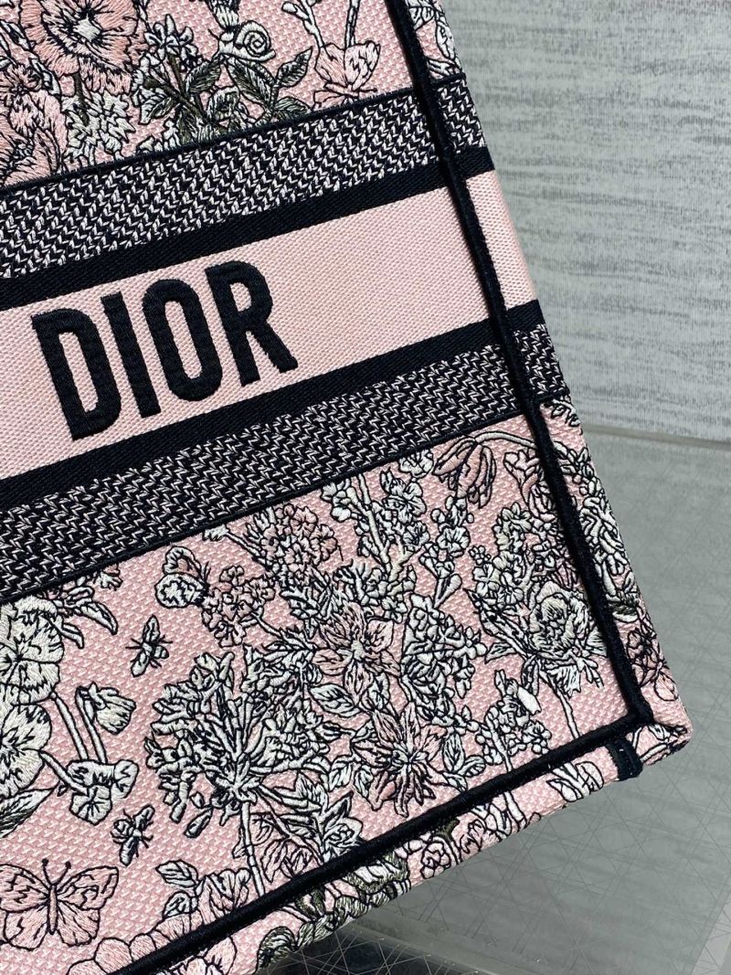 Сумка-шоппер Christian Dior с цветочным принтом