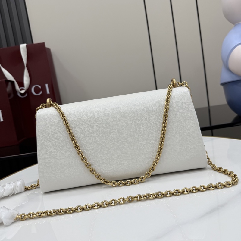 Сумка Gucci Dionysus белая с цепью