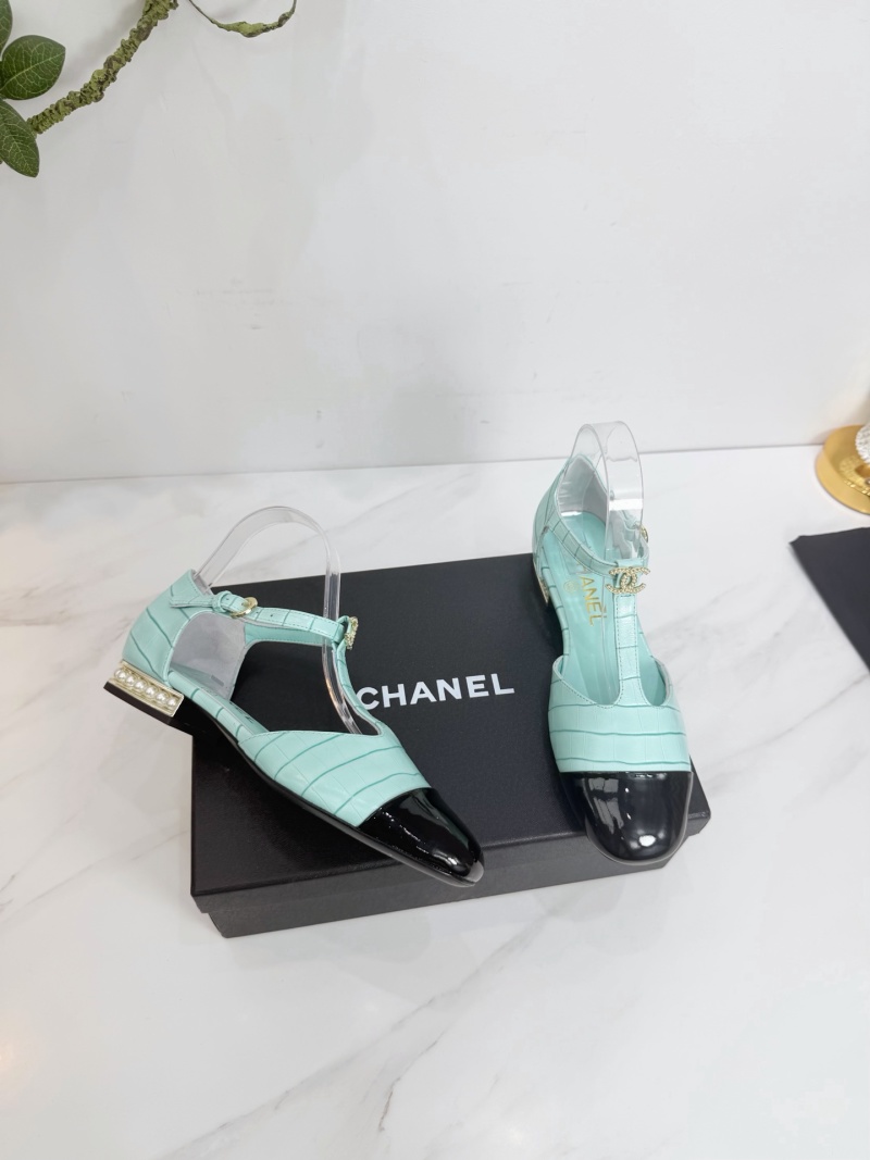 Женские туфли CHANEL с закругленным носком