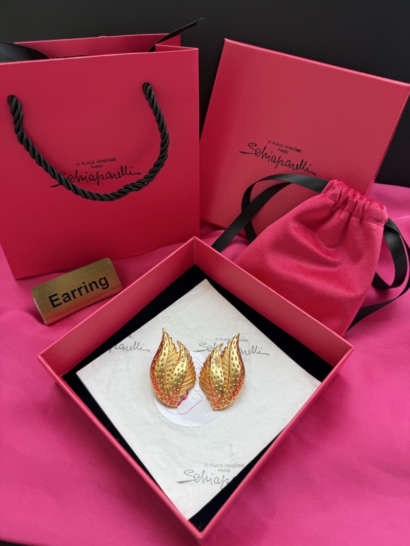 Серьги в форме пламени Schiaparelli