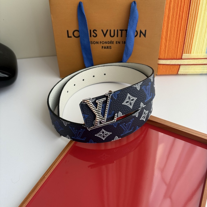 Двусторонний ремень с принтом Louis Vuitton
