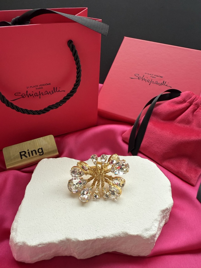 Брошь с кристаллами Schiaparelli
