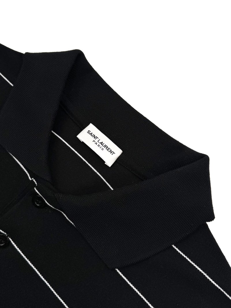 Поло Saint Laurent с полосками