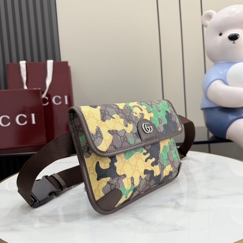 Поясная сумка Gucci с камуфляжным принтом