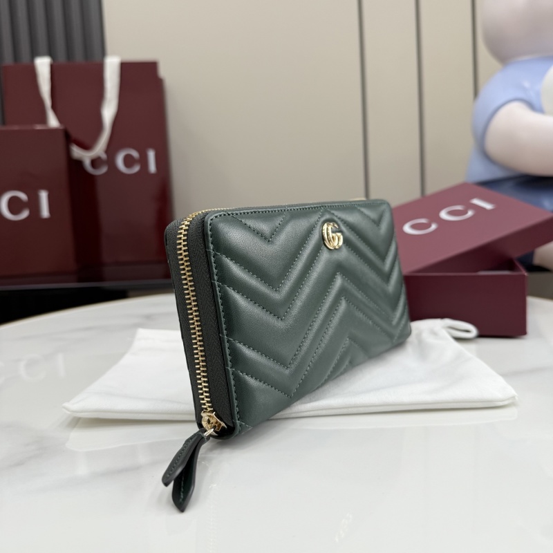 Портмоне Gucci с молнией и логотипом GG