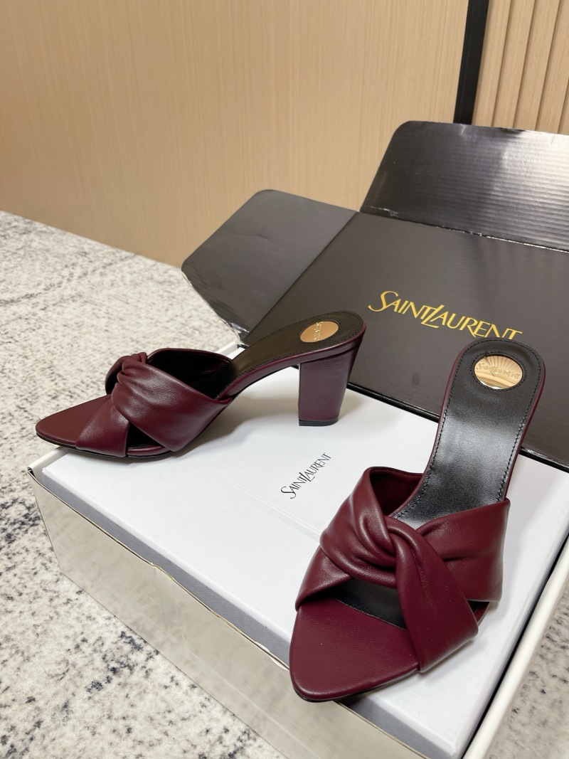 Женские мюли Saint Laurent