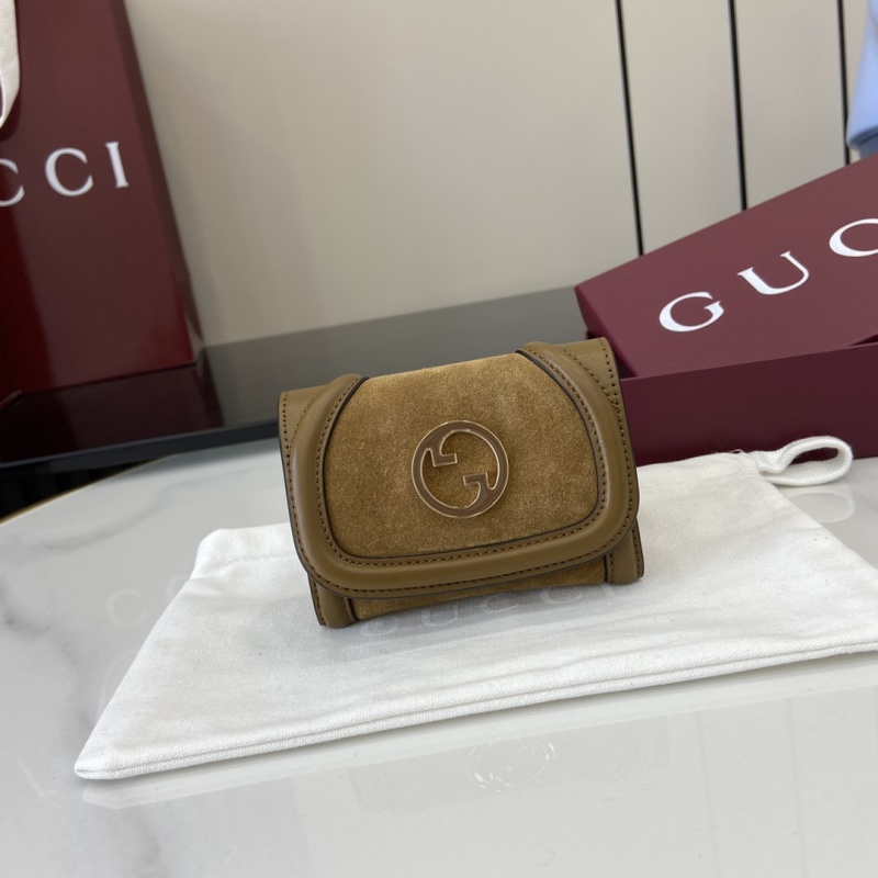 Кожаный кошелёк Gucci с логотипом