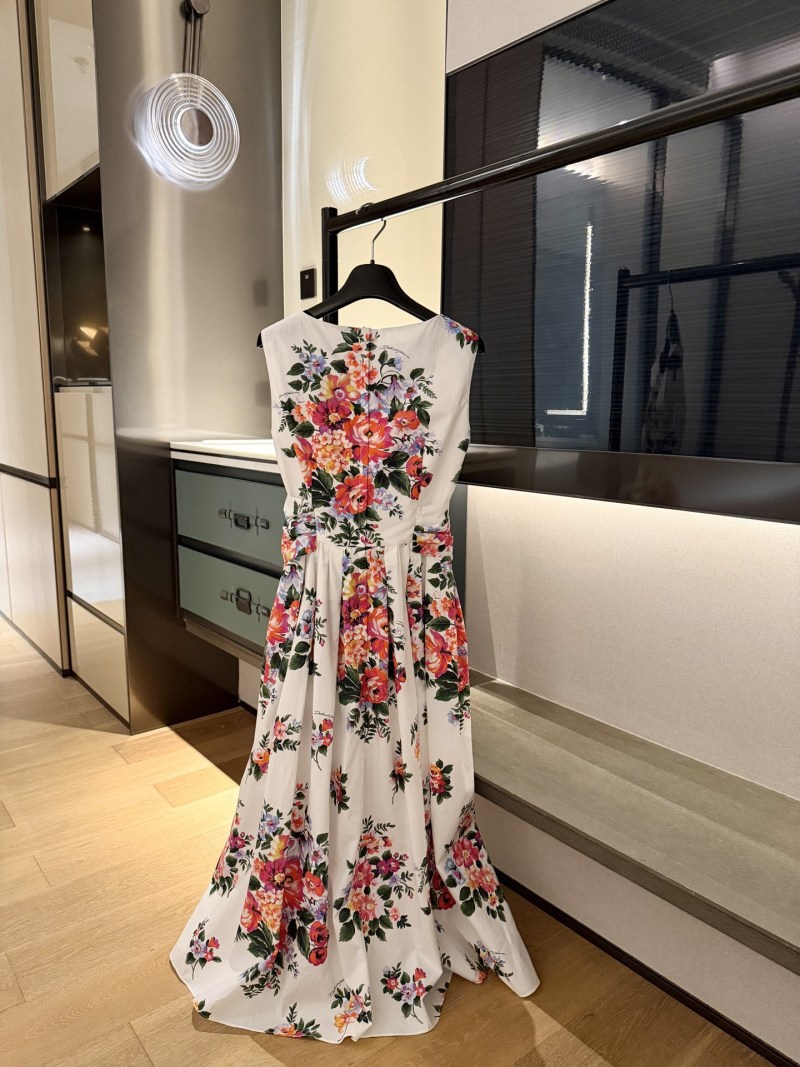 Повседневное платье с цветочным принтом Dolce & Gabbana