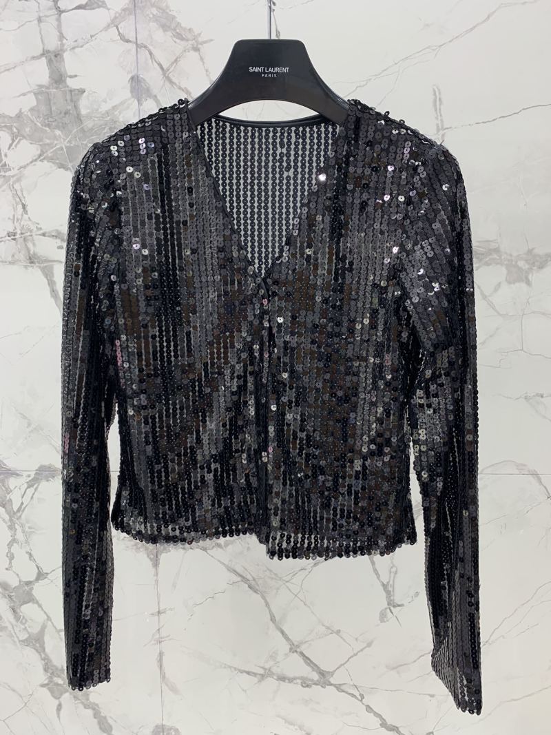 Кардиган Saint Laurent с пайетками