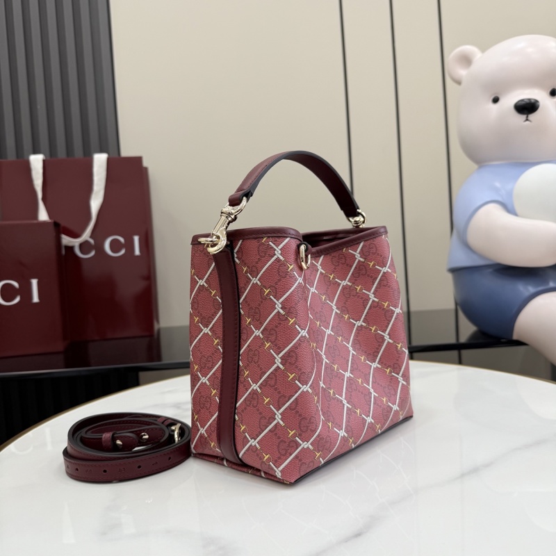 Сумка Gucci с принтом и ремешком