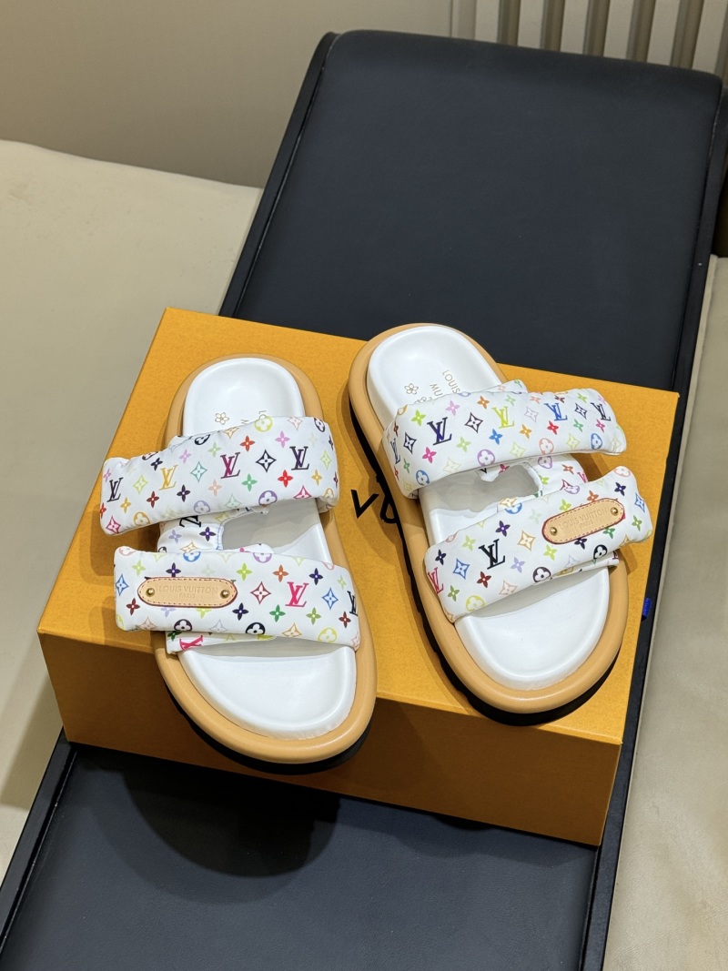 Женские сандалии с принтом Louis Vuitton